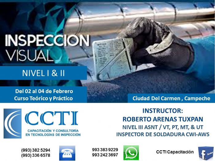 CURSO INSPECCIÓN VISUAL NIVEL I Y II